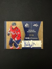 2008-09 Upper Deck SP Game Used Nicklas Backstrom SIGnificance Auto /50 #SIG-NB