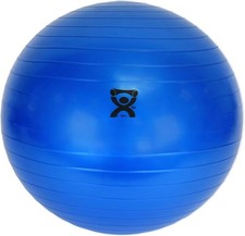 Cando 12" Inflatable Exercise Ball Blue 300 lbs Capacity