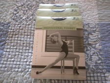 Capezio Lot of 3 Professional Fishnet Tights 3000 Black XL NWT Italy Seamless