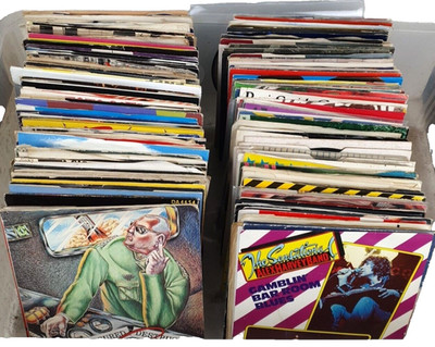 Vinyl 7'' Job Lot 50 x Records 45rpm Singles 50s to Present Collection Box Bundle