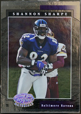2001 Leaf Certified Materials #79 Shannon Sharpe Football EX