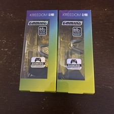 LOT 2 KREEDOM GAMING PERFORMANCE BLUELIGHT GLASSES GREAT CONDITION NEVER OPENED