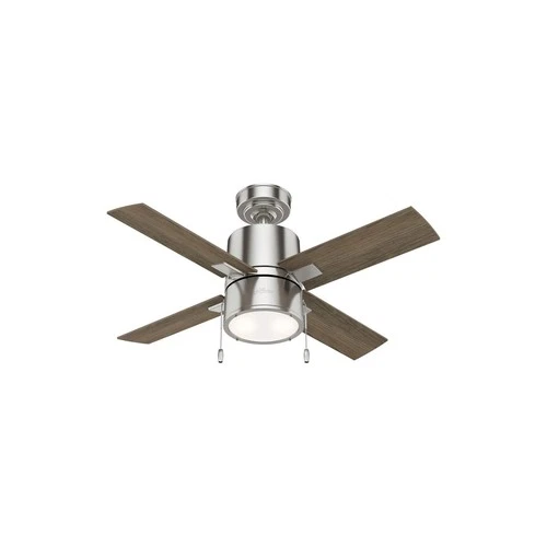 42 Inch Indoor Ceiling Fan with LED Light, Pull Chain, 4 Blades, Brushed Nickel - Picture 6 of 6