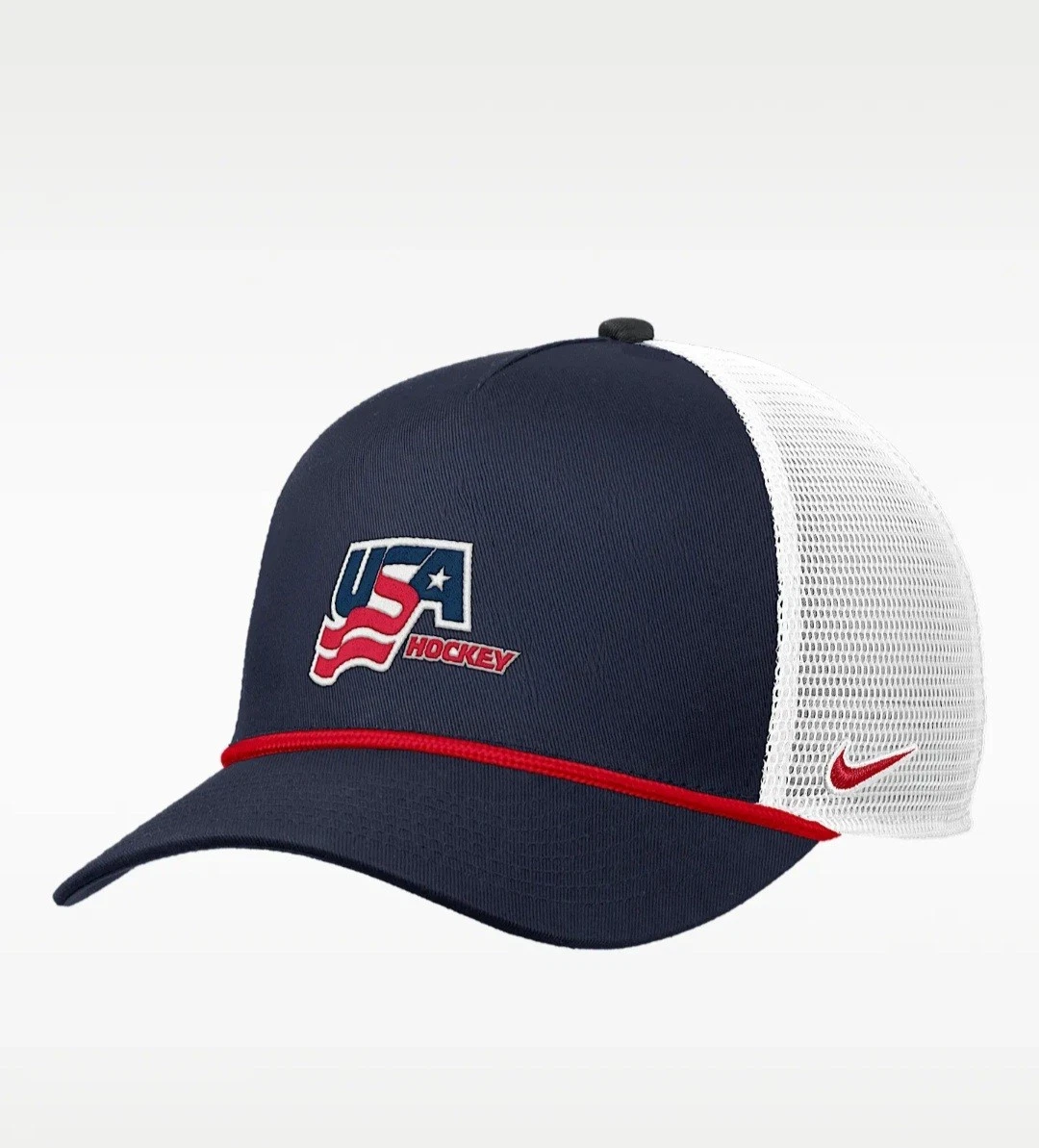SALE! Vintage Nike ?? USA Hockey Flex Fit Hat Like New Condition Unisex NIKE USA Dri-Fit Swoosh Flex Cap- Yth main image 3