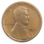 1926-S Fine (F) Lincoln Wheat Penny Cent - San Francisco Mint
