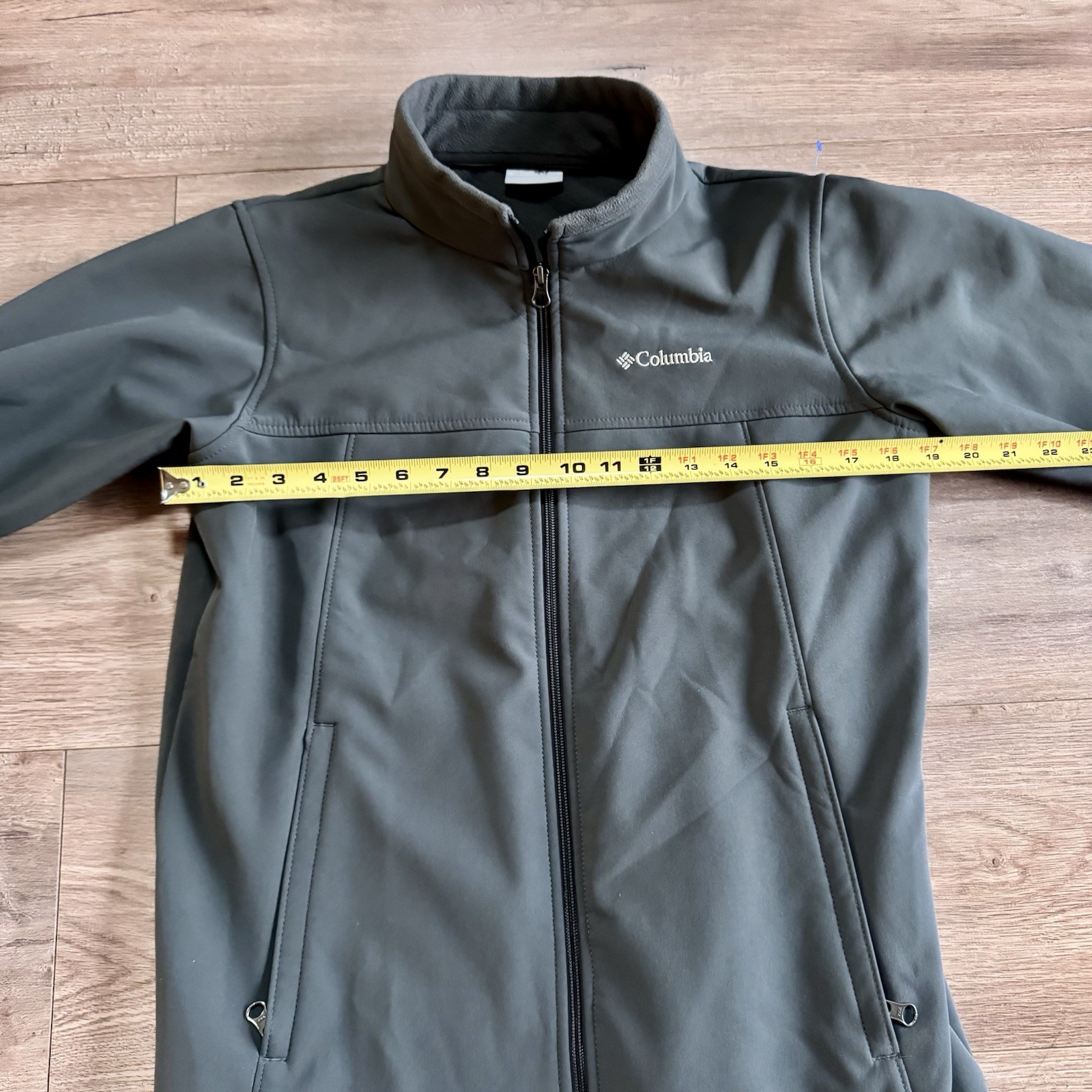 Columbia Softshell Jacket Gray Full Zip Youth XL … - image 5