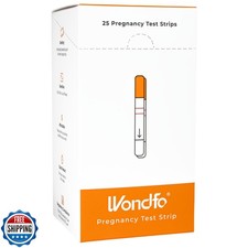 Wondfo Pregnancy Test Strips - HCG Detection 25 MIU/ml, Home Test of Reliable