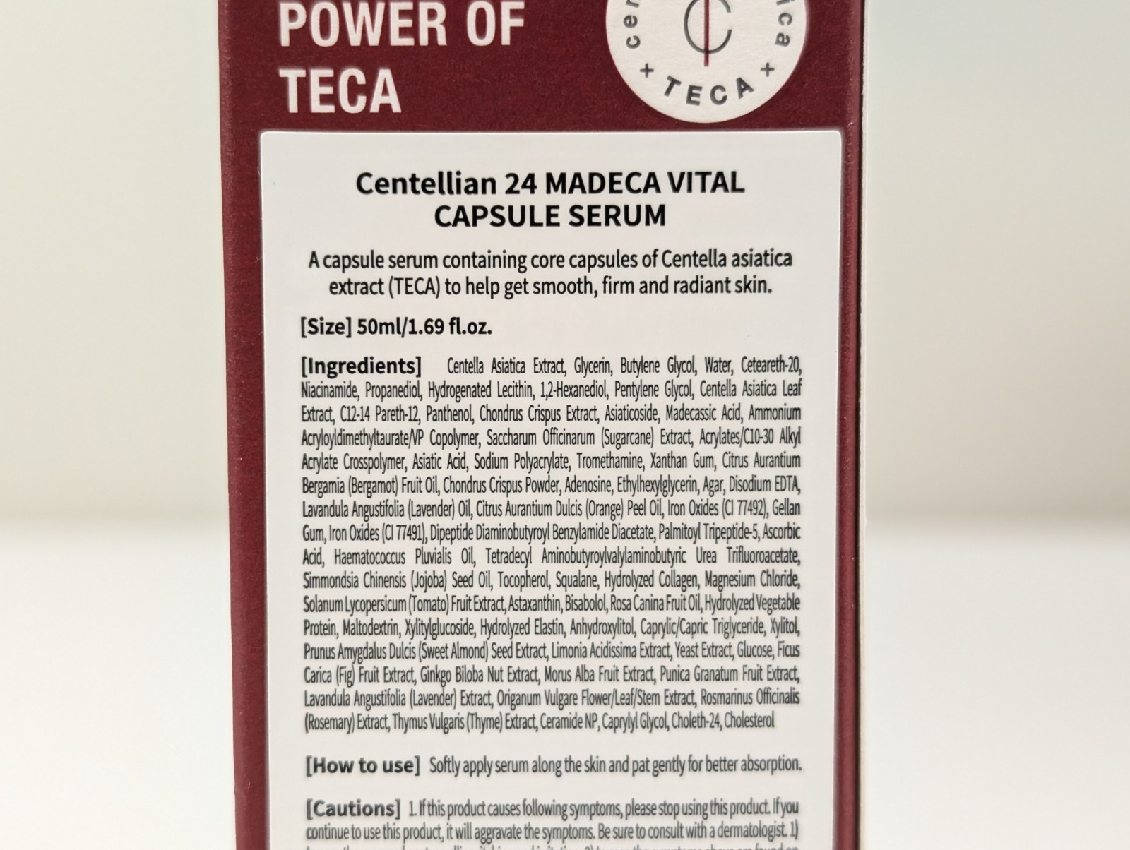 Centellian 24 Madeca Vital Capsule Serum TECA 1.69 fl oz/50ml EXP 03/27 Sealed