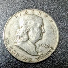 1952-D 50C Franklin 90 Percent Silver Half Dollar Minted In Denver No Reserve!!