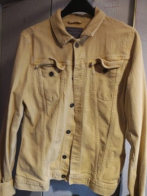 River Island Jacket Button-down  Man M Size Beige Excellent Condition