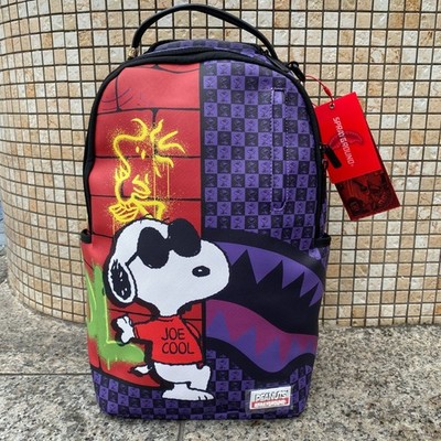 Sprayground Peanuts Joe Cool Limited Edition Reveal Checker Rucksack US Spec