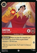 Disney Lorcana TCG - Reign of Jafar - Gaston - Arrogant Showoff - 129/204