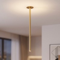 Einbauspot Metall G9 Ø6 Cm Rund Gold Stilvoll Zylinder Deckenleuchte Flur