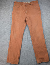 Duluth Trading Co Flex Fire Hose Pant Men 36x34 Work Wear Utility Outdoor Canvas