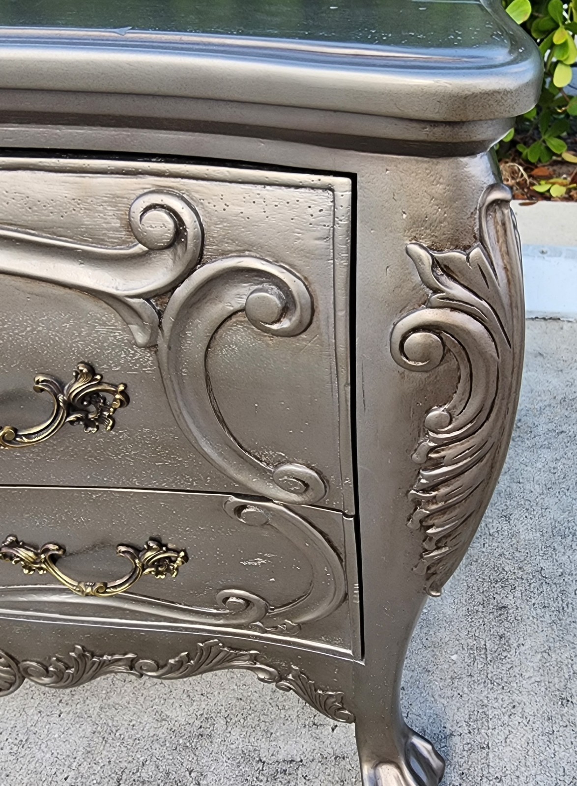 Vintage Baroque Rococo Chests Bombay Pair