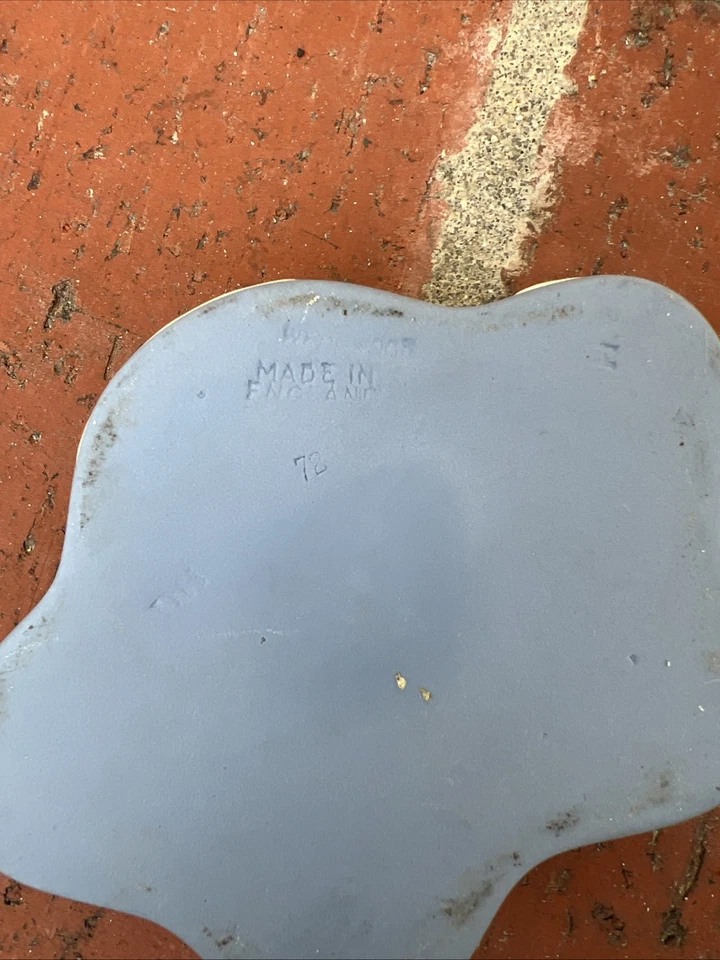 Wedgwood Portland Blue Jasperware Sugar Pot + Creamer & Jewelry Box, Antique Set - Image 3 of 4