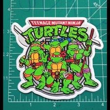 TMNT X VYNIL HIGH-GLOSS DIE-CUT STICKER X 4X4 INCH STICKER X HOMEMADE