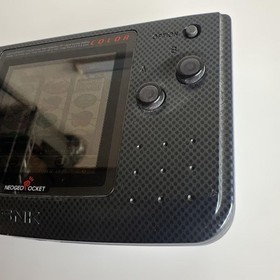 Neo Geo Pocket Color Console Black SNK Tested Working W/ Soft Used From Japan
