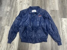 Vtg 80s 90s Chevrolet Heartbeat Of America Bomber Jacket Chevy Sz L