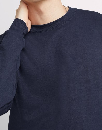 Hanes Sweatshirt 2-Pack Men's EcoSmart Crewneck Fleece Soft Classic Value S-5XL - Picture 5 of 45
