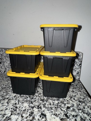 #ad Lowe’s Teeny Tiny Tote Mini Storage Container With Lids SET OF 5 Lowes Viral NEW $39.00