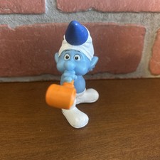 2013 Peyo SMURFS Party Planner Smurf McDonald's Happy Meal Toy PVC Figure