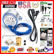 Synchronous Turntable Motor Electric Motor 5-6RPM/MIN 50/60Hz 4W CCW/CW AC100...