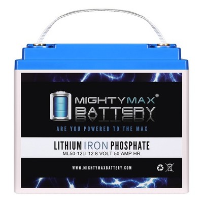 Mighty Max 12V 50Ah Lithium Battery Compatible With MK Battery B02146