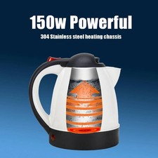 Portable Car Electric Kettle Auto Shut Off 1L Travel Truck Heated Water Kettle
