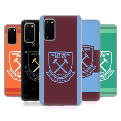 OFFICIAL WEST HAM UNITED FC 2020/21 CREST KIT SOFT GEL CASE FOR SAMSUNG PHONES 1