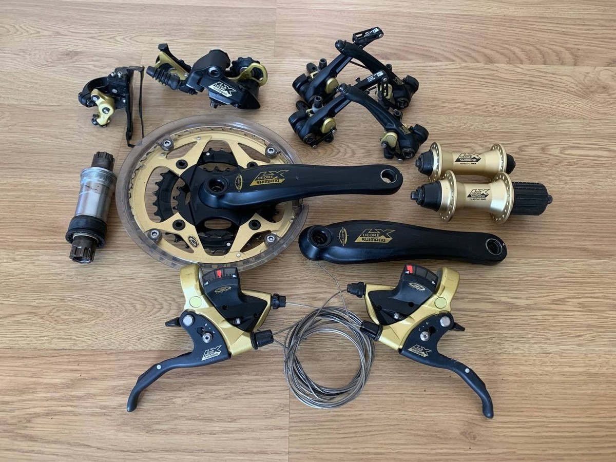 Vintage Shimano Deore Full Set Vintage Shimano Deore XT Crank Set