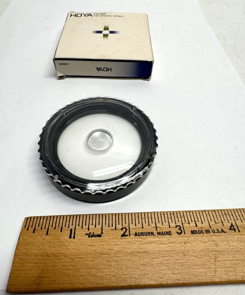 HOYA 49mm CENTER SPOT  SCREW in OPTICAL GLASS FILTER - Image 2 of 4