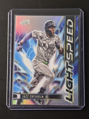 2025 Topps Chrome Cosmic Light Speed #LS-17 Jazz Chisholm JR. Yankees 