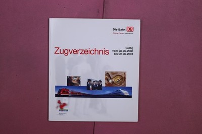355600 ZUGVERZEICHNIS DB Reise & Touristik AG Deutsche Bahn Gruppe