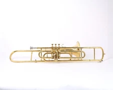 QUEENBRASS Banda BB-Alto Horn,3 Pistones Trombone WITH CASE TRUMBONE GIFT