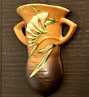 Vintage Roseville Pottery Freesia Wall Pocket 1296-8 #R1
