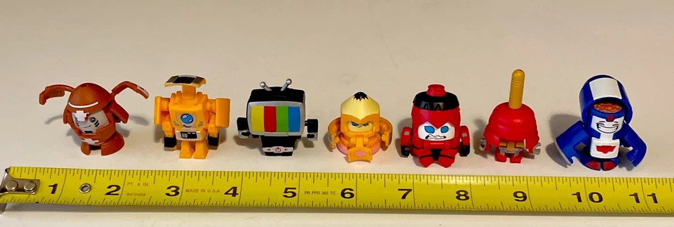 RARE Transformers BotBots All Series 1 Goob Toob & Clog Stopper Set Of 7 Hasbro - Image 2 of 4