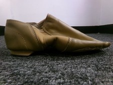Dance Pre-Owned Jazz Shoes Generic Youth 2M Slip On Leather Slip On Split Sole