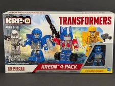Transformers Kre-O Universal Studios Kreon 4 Pack SEALED Evac Optimus Prime Kreo