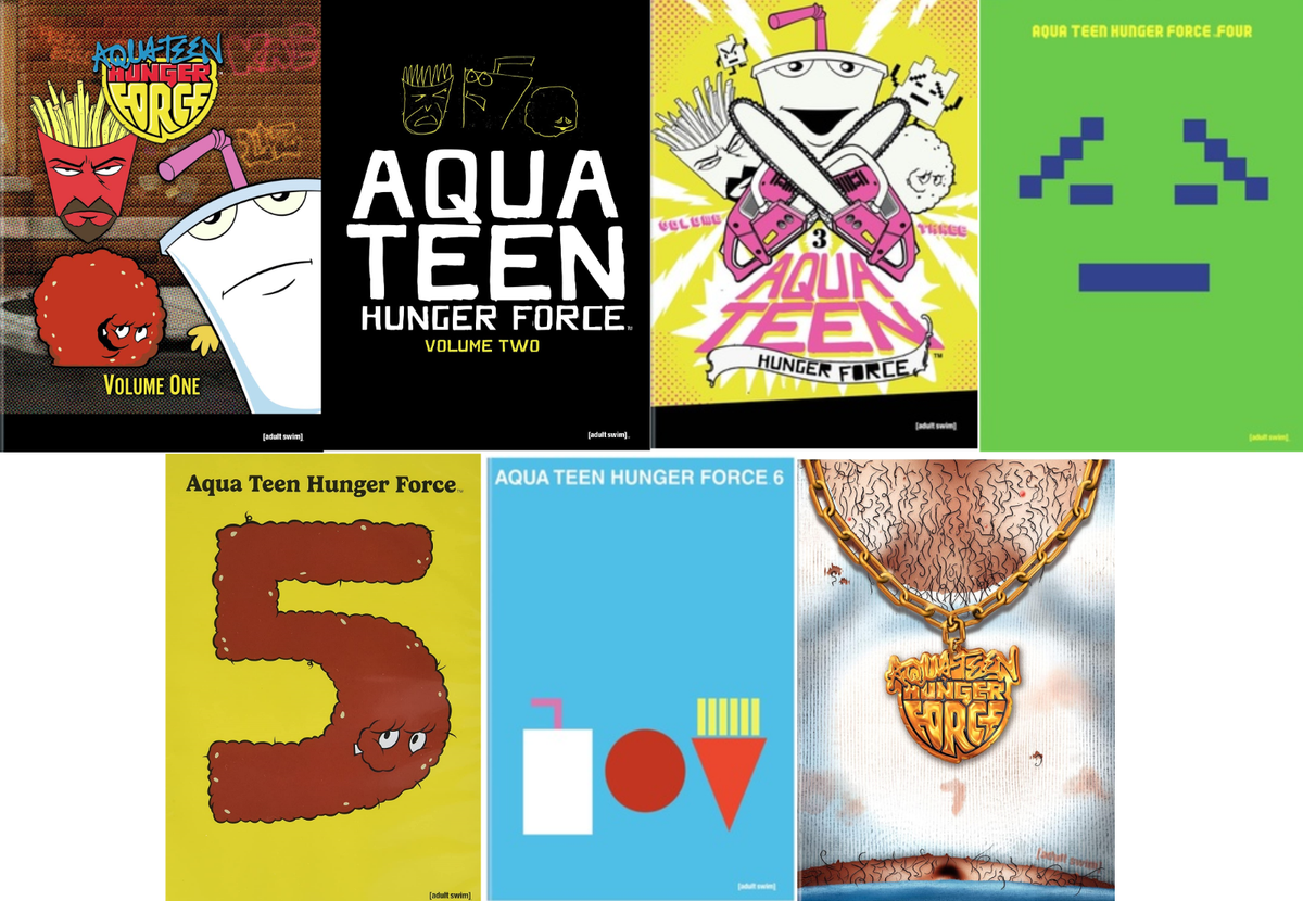 (未使用･未開封品)　Aqua Teen Hunger Force 1-7 [DVD] [Import] og8985z Aqua Teen Hunger Force Volume 1-7+Movie(DVD,,8 Sets)NEW V6