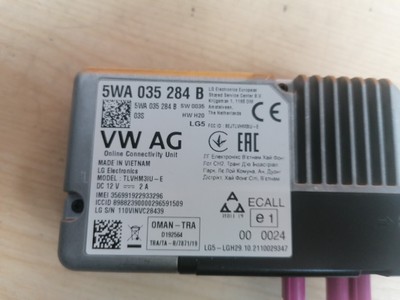 5WA035284B electronics module for AUDI A1 SPORTBACK (GBA) 2018  