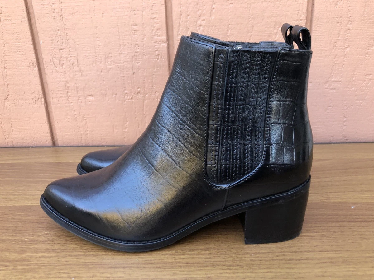 Elvina waterproof store black leather