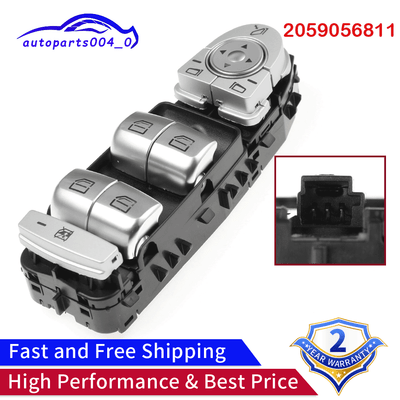 Driver Front Left Master Power Window Switch Replacement Car Accessories Compatible with 2059056811 Driver Front Left Master Power Window Switch Replacement Car Accessories Compatible with 2059056811