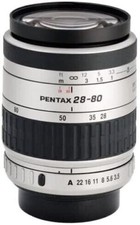 Pentax SMC - Lenti zoom, 28-80mm, f3.5-5.6 FA, colore: Argento