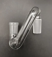 DISCOUNTED 14mm Female- 18mm Male Glass Drop Down Attachment Adapter