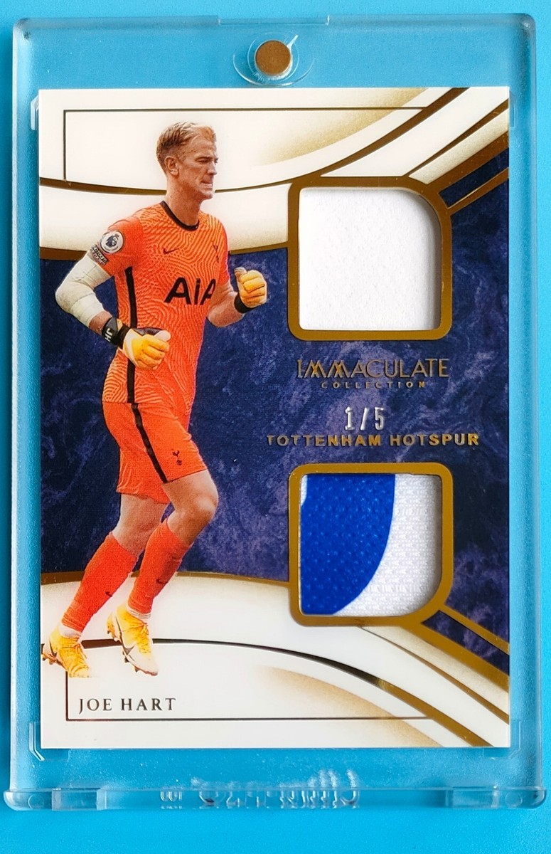 2020 Immaculate Tottenham Hotspur Joe Hart Dual Patch 1/5 No 
