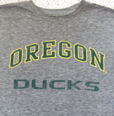 OREGON DUCKS gray short sleeve t-shirt men L COLOSSEUM ATHLETICS NWOT Nice!