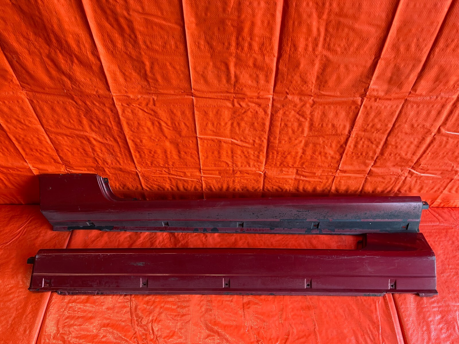 8891 HONDA CRX SIDE SKIRT ROCKER MOLDING SET LEFT RIGHT SKIRTS