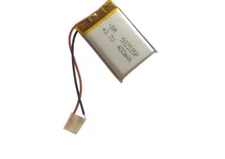 3.7V 400mAh 1.48Wh Li-Polymer Li Battery 502535 For Headphones Bluetooth Speaker