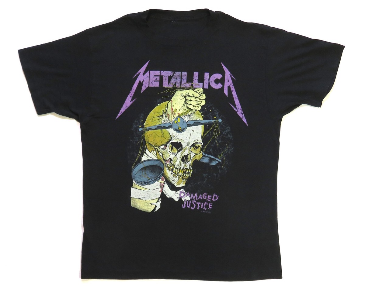 Metallica Vintage T Shirt 1988 Monsters Of Rock Summer Dates  